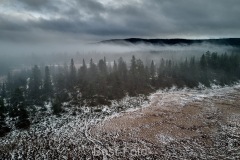 Erster Schnee im Jämtland, Schweden