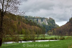 Radtour an der Donau - im oberen Donautal vor Fridingen