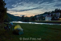 Radtour an der Donau - Passau campen an der Ilz