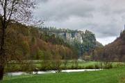 Radtour an der Donau - im oberen Donautal vor Fridingen