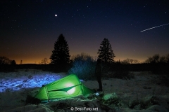 Winternacht im Hohen Venn bei Vollmond