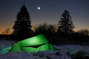 Winternacht im Hohen Venn